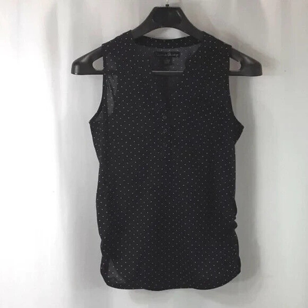 French Laundry women's size large black and white sleeveless top
